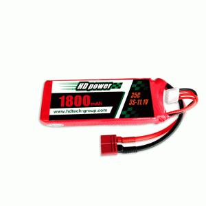 HD POWER 1800mAh 3C 3S 11.1V baterie lipo