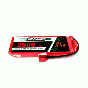 Baterie lipo HD POWER 2500mAh 35C 3S 11.1V