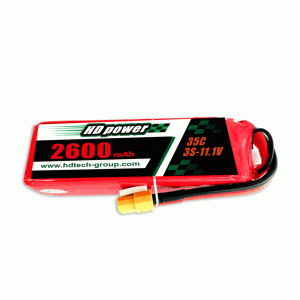 Baterie lipo HDPOWER 2600mAh 35C 3S 11.1V