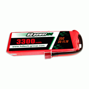 Baterie lipo HD POWER 3300mAh 35C 3S 11.1V