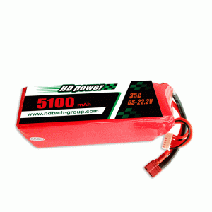 HDPOWER 51000mAh 35C 6S 22.2V baterie lipo