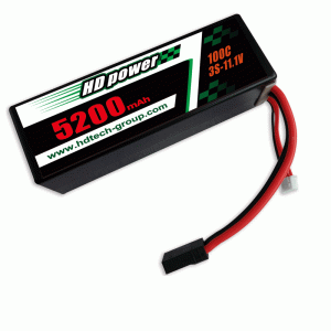 HD 5200mAh 100C 3S 11.1V Hard case Baterie auto RC