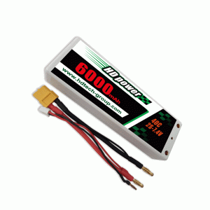 HD POWER 6000mAh 40C 2S 7.4V Hard caz baterie LIPO