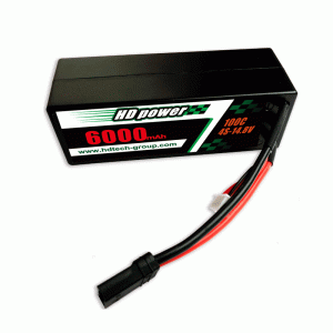 HD POWER 800mAh 50C 2S 7.4V Hard caz CAZ baterie de mașină RC